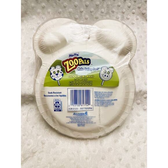 Hefty ZooPals 20 Pack Coated Paper Plates-Party Edition 2023 Edition-NEW, SEALED - Picture 2 of 2